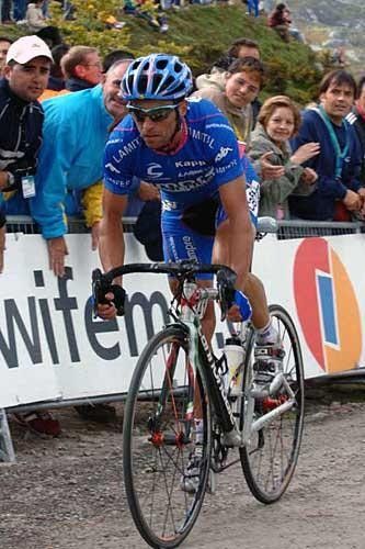 A nice ride from Gilberto Simoni (Lampre) as he finished in third today