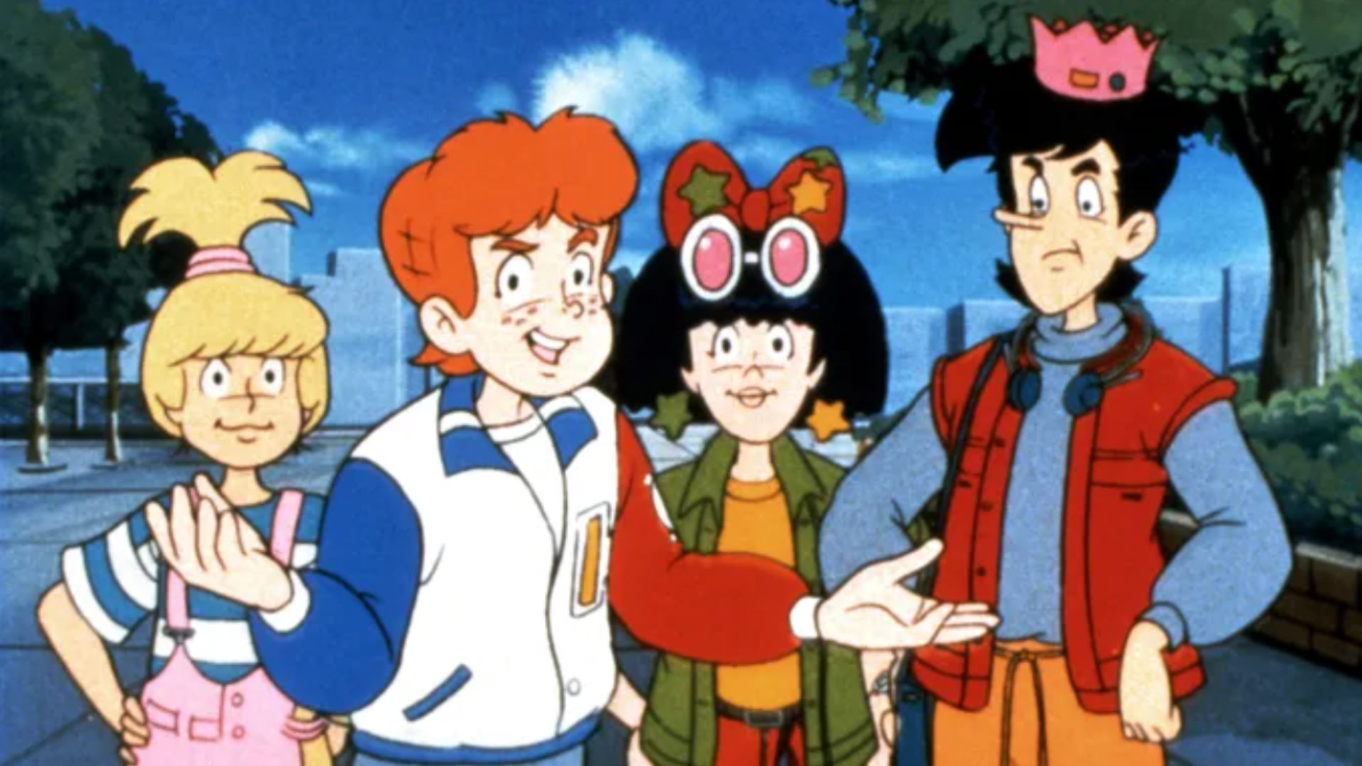 an image of the four characters form the Archie comics in an early edition from 1987