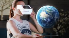 The Aryzon "cardboard for augmented reality" will work with all smartphones, iOS and Android.