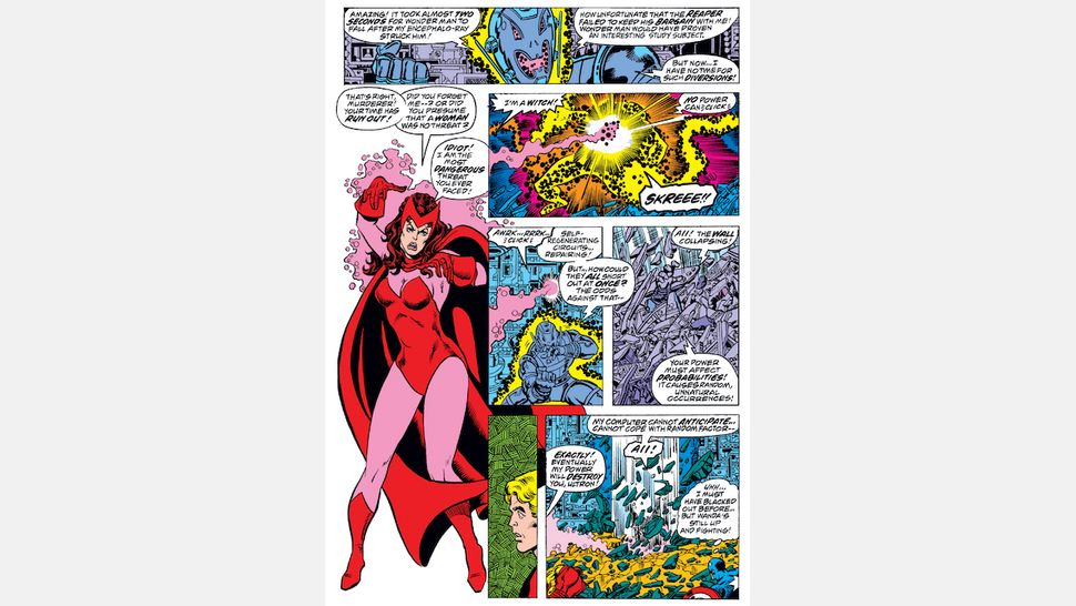 Wanda Maximoff / Scarlet Witch the comic book history of her powers