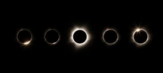 Phases of a total Solar Eclipse