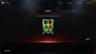 WWE 2K25 locker codes