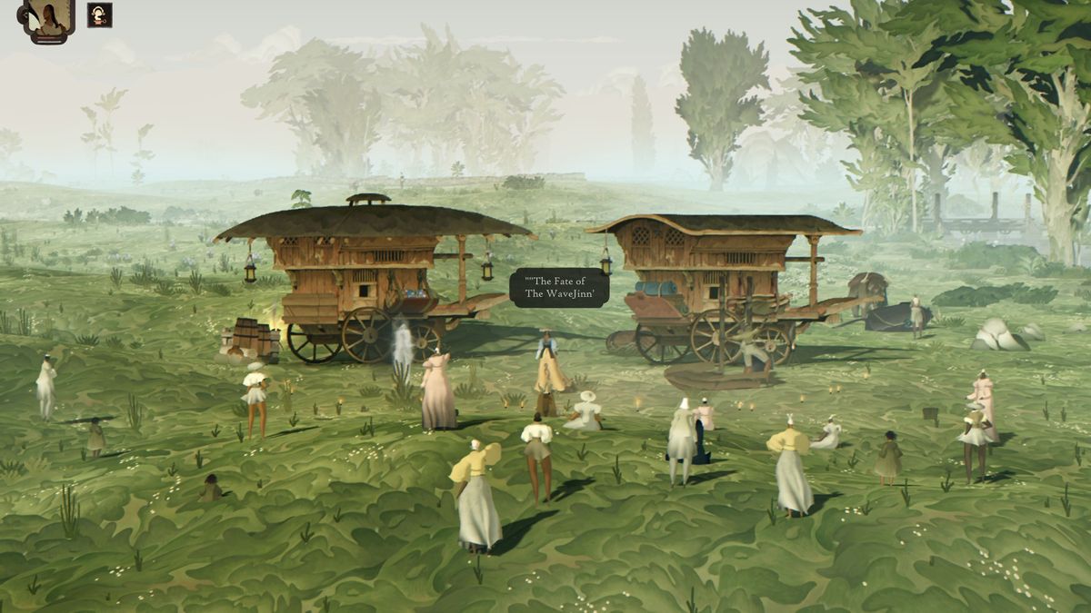 A caravan meeting