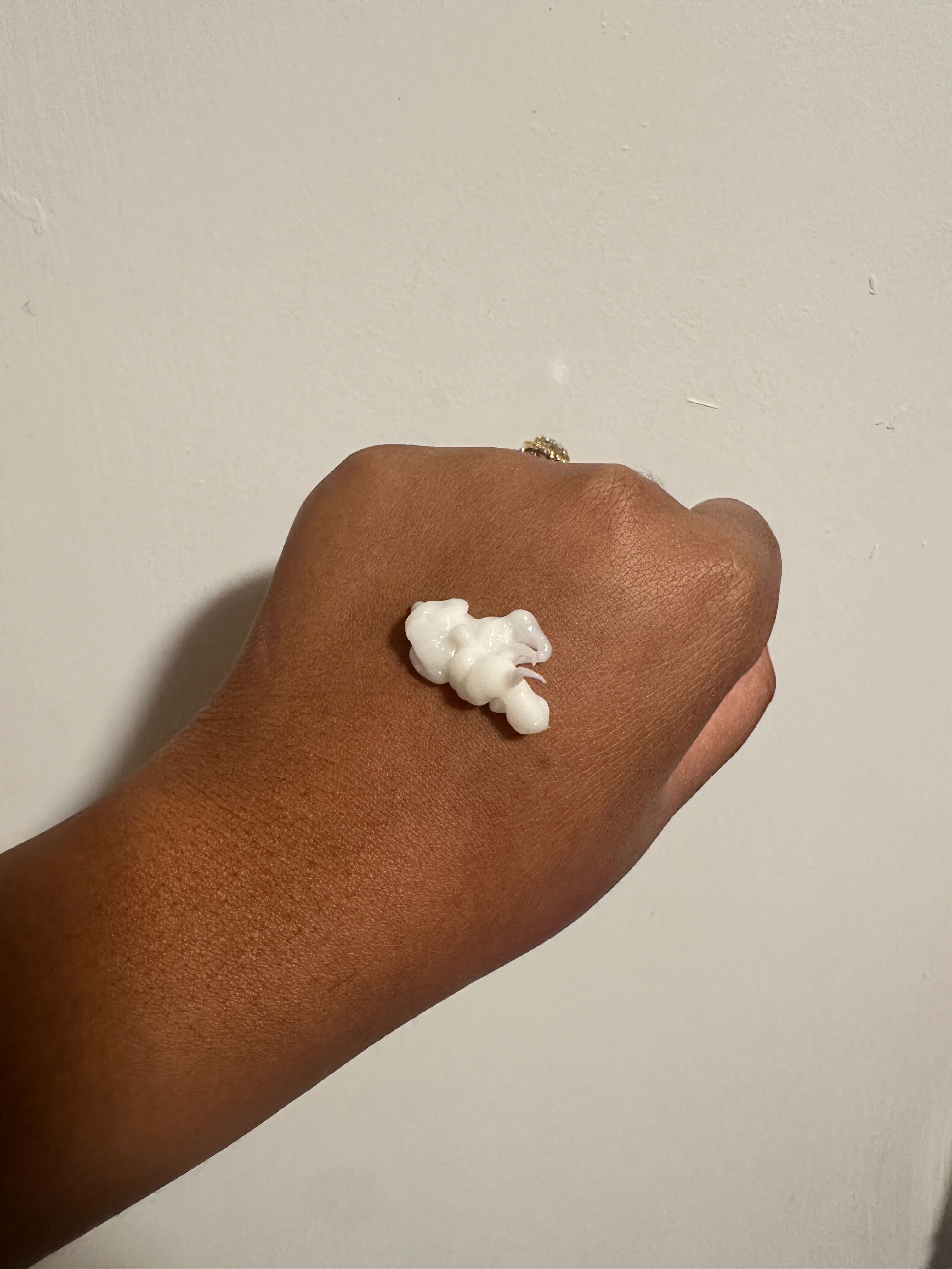 Ariel Baker testing Curlsmith Heat Protector Styling Serum