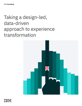 Whitepaper cover with title and image of shaded turquoise bar graph with a hand pointing to a red dot