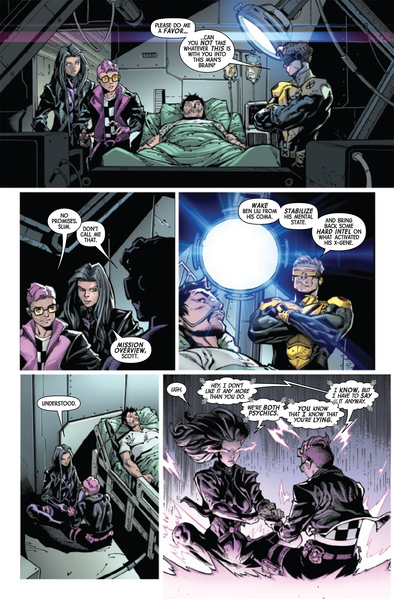 Psylocke y Quentin Quire tendrán que trabajar juntos para salvar a un joven mutante en X-Men #5