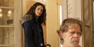 Emmy Rossum and William H. Macey in Shameless