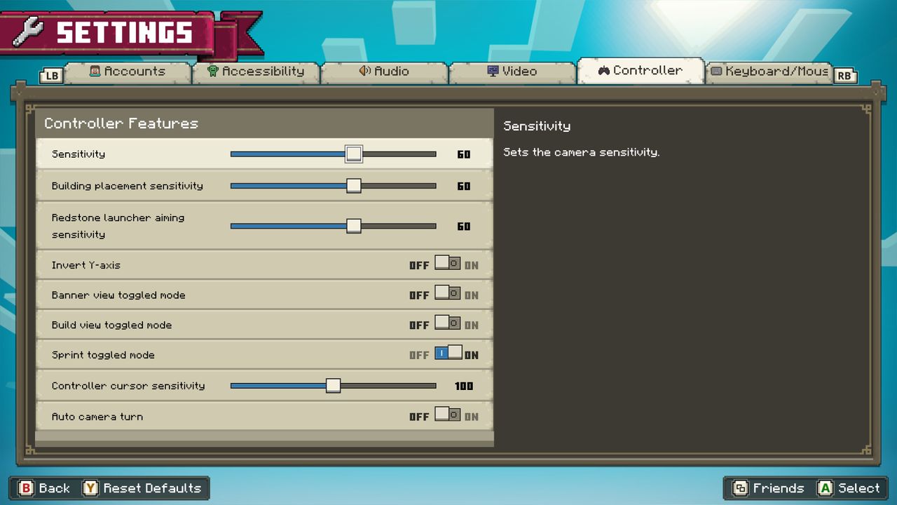Screenshot of Minecraft Legends.