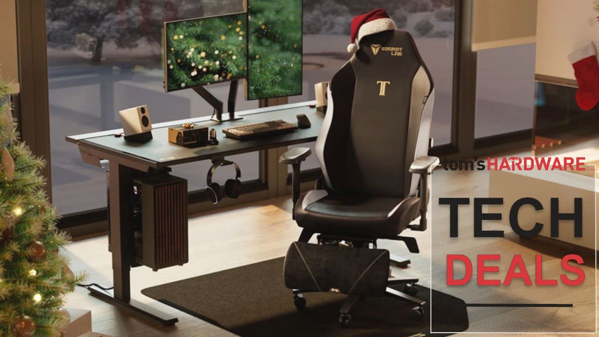 Secretlab's Christmas Holiday gaming chair deals — up to $249 off select products, including deals on desks and accessories