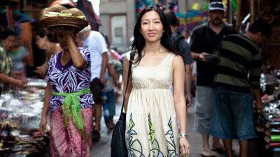 Marie Claire beauty editor Ying Chu in Bali