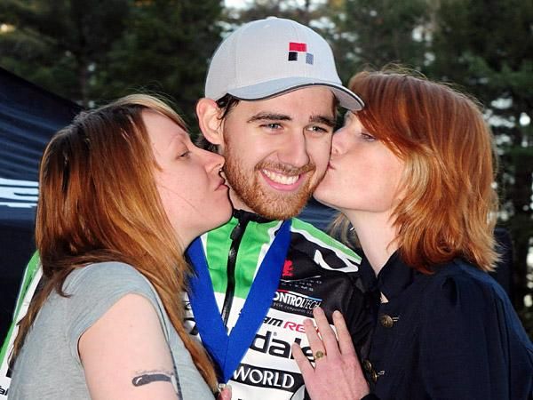 Jamey Driscoll really seemed to enjoy the spoils of victory.