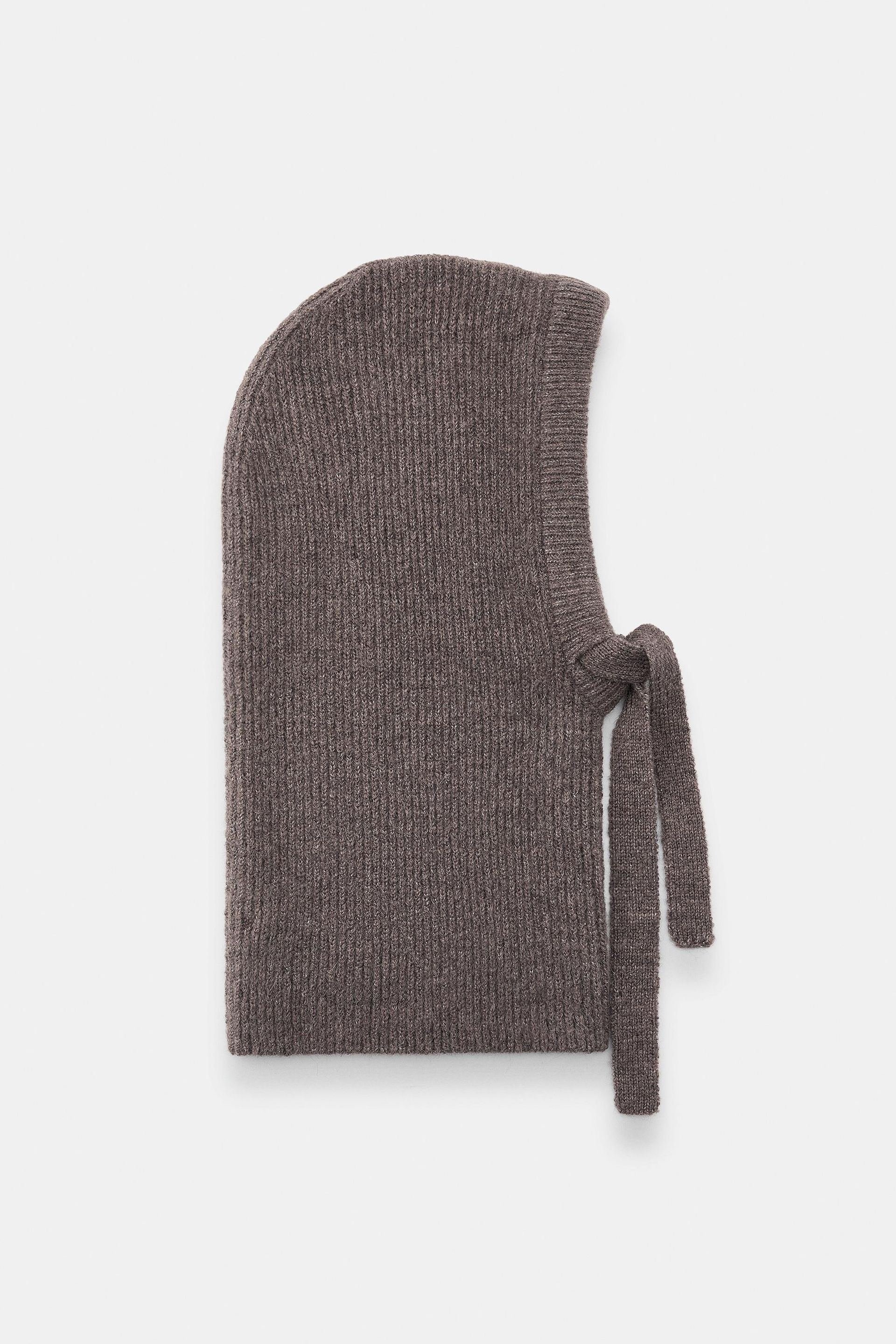 Ribbed Knit Hood
