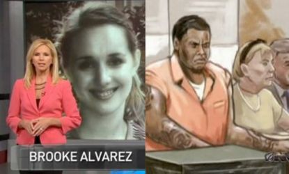 Onion News Network host "Brooke Alvarez" recounts the story of a white teenage girl who will be tried for murder as an "adult black man."