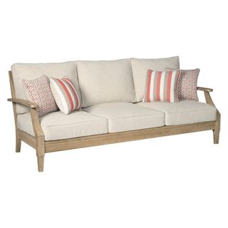 Signature Design by Ashley Clare View Coastal Patio Sofa with Cushions