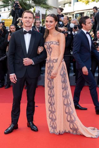 Cannes Film Festival Firebrand (Le Jeu De La Reine) Red Carpet: Alicia Vikander and Michael Fassbender