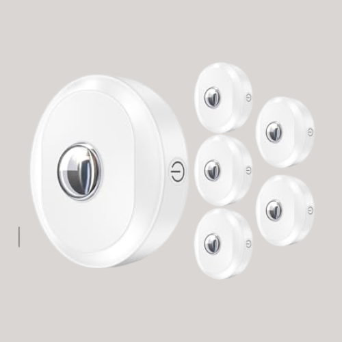 Willed Rechargeable Puck Lights With Remote, Led Usb Under Cabinet Kitchen Lights, 3 Color Temperatures, Timing Function, Dimmable Under Cupboard Kitchen Lighting, Wireless Stick on Light, 6 Pack