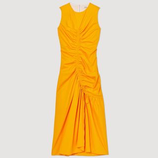 yellow sandro dress