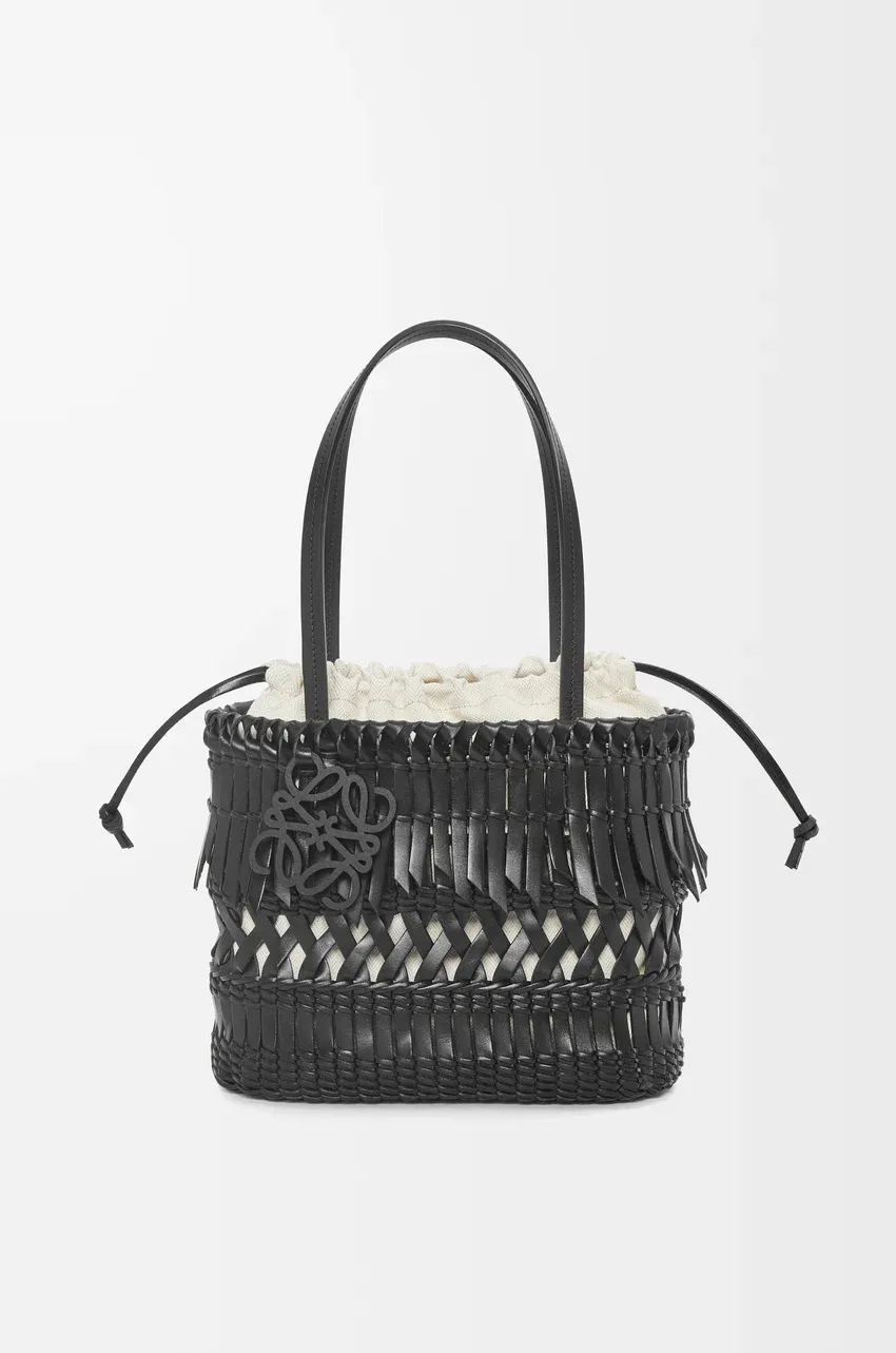 Loewe, Fringe Square Basket Bag in Calfskin