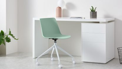 MADE Essentials Newel Office Chair in white home office