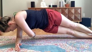 Side plank with reach through