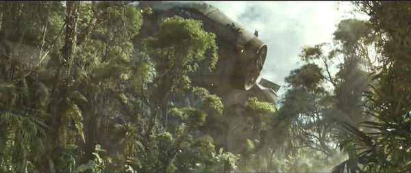 Is this Corellian Corvette about to crash on the forest planet of Ajan Kloss? 