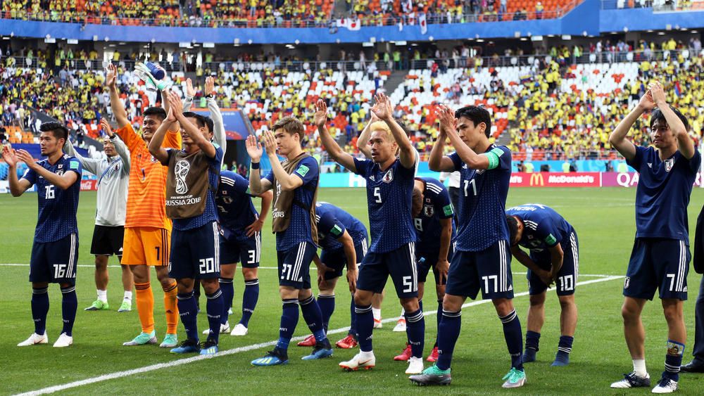 Japan's World Cup victory over Colombia sparks celebrations on the