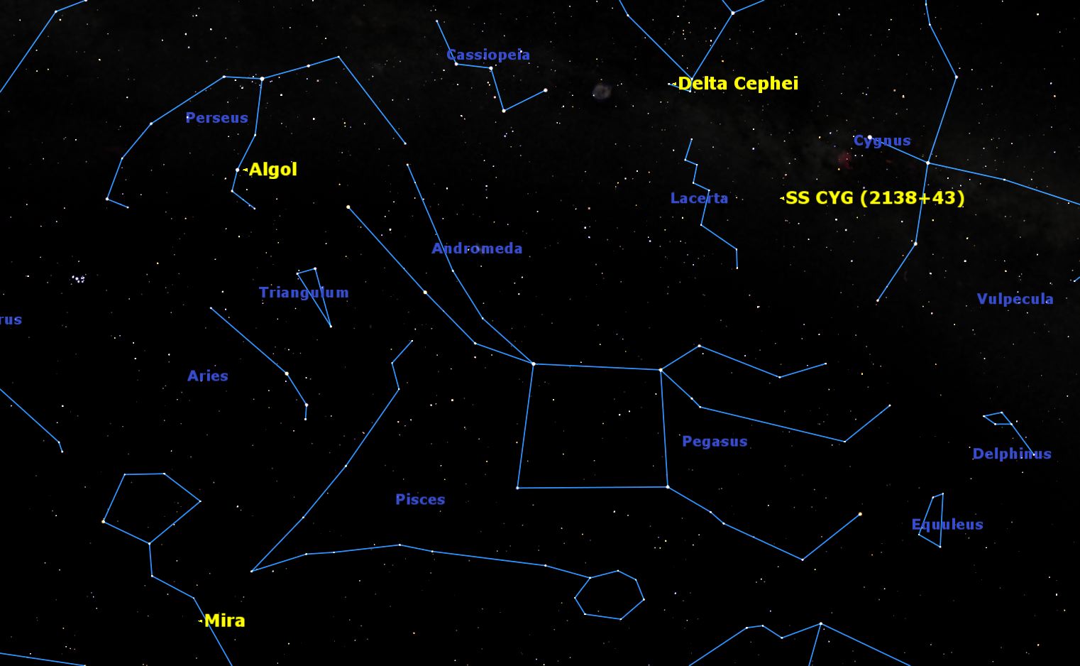 How to See 4 Weird Pulsing Stars in the Autumn Night Sky