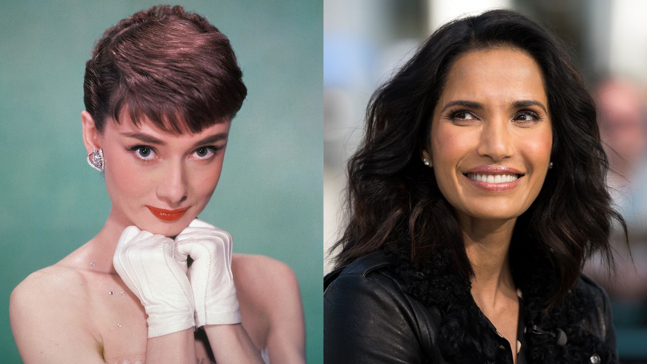 celebrity beauty hacks audrey hepburn padma lakshmi