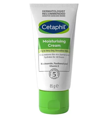 Crema hidratante Cetaphil, hidratante rico para rostro y cuerpo para pieles secas y sensibles 