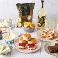 Morrisons Tommy Afternoon tea boxEverything you need to host a traditional afternoon tea this VE Day. With scones, Bakewell tars, and so much more delivered to your door!