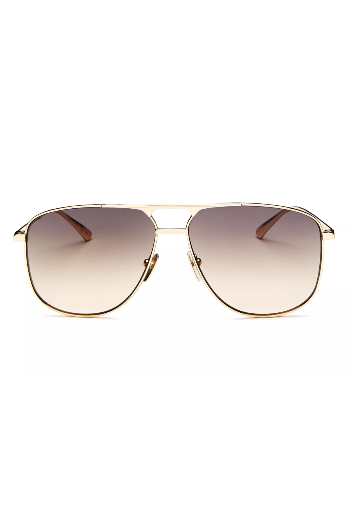 Brow Bar Aviator Sunglasses, 64mm gucci