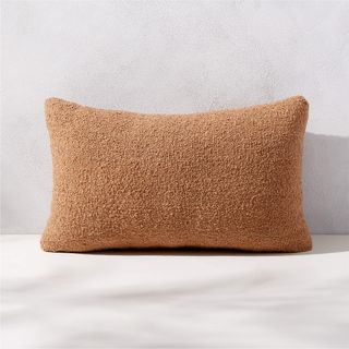 Silves Light Brown Boucle Outdoor Throw Pillow