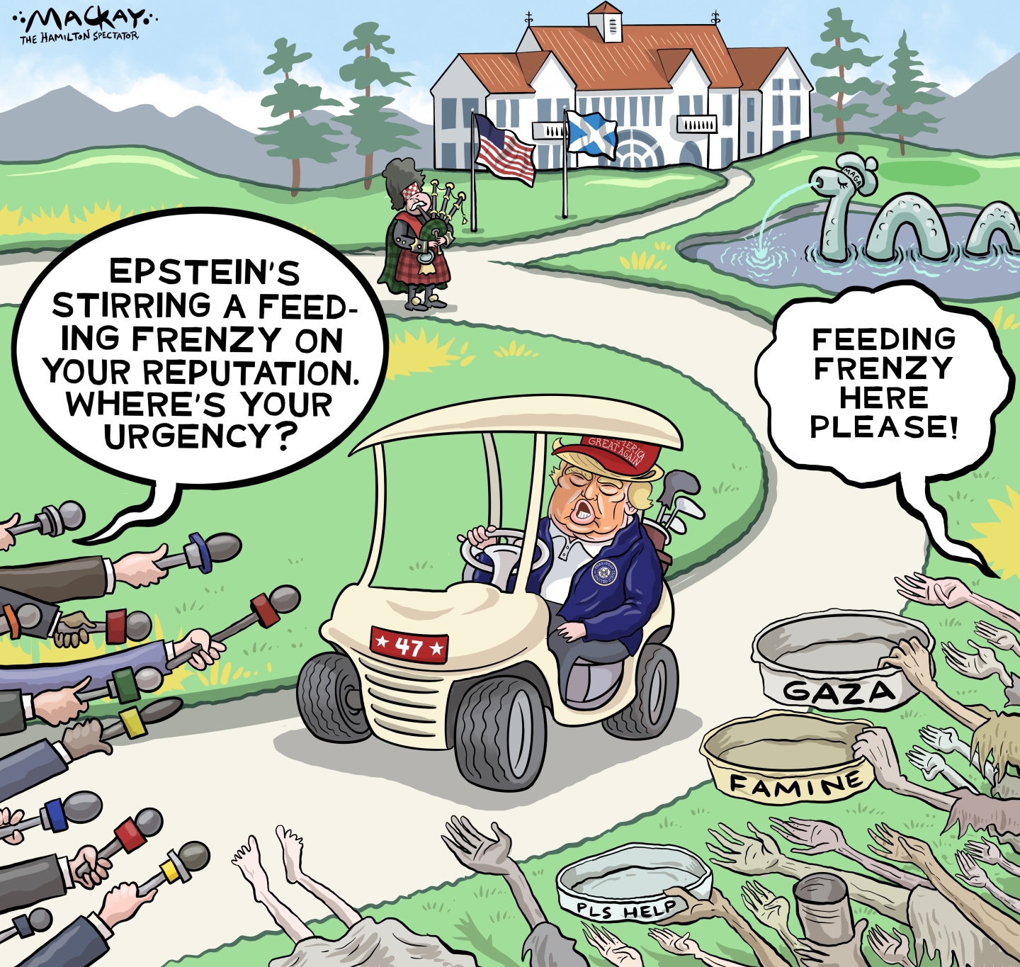 Political cartoon