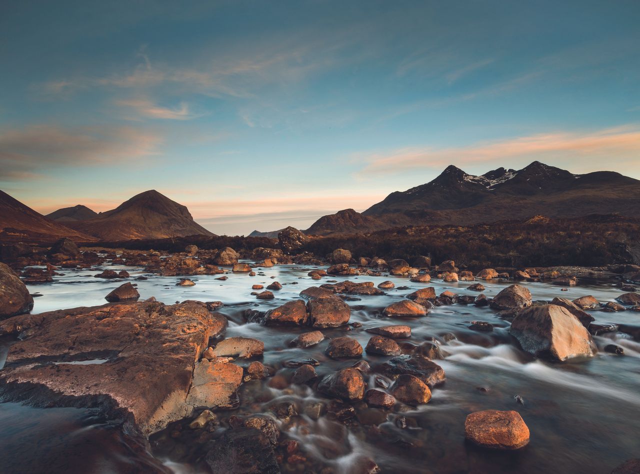 With neutral density graduated filter