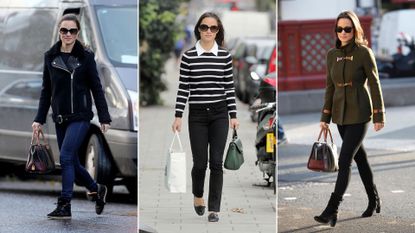 Pippa Middleton trio of casual outfits 