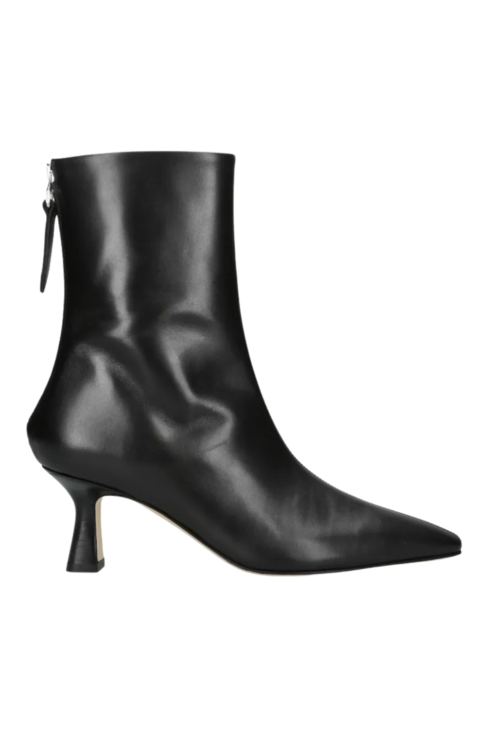 Elina Leather Heeled Ankle Boots