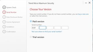 Trend Micro app screen shot