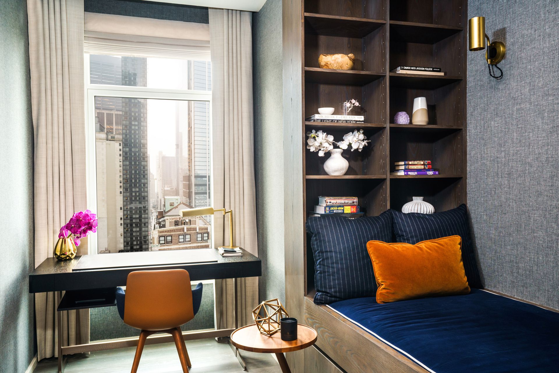 Bespoke joinery in a home office