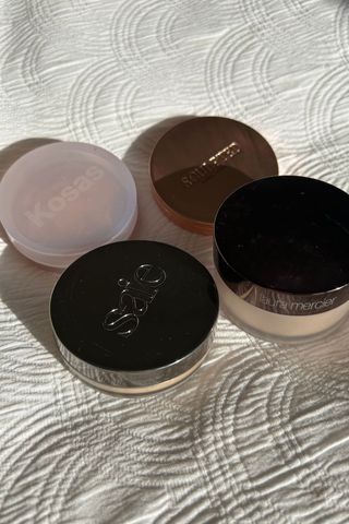 Best setting powder - Kosas, Sculpted By Aimee, Saie, Laura Mercier