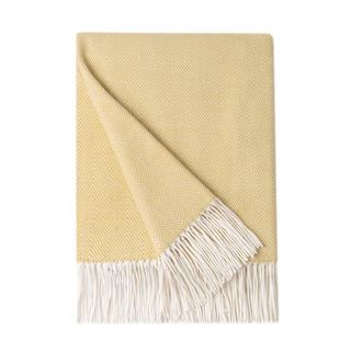 Bourina Decorative Herringbone Faux Cashmere Fringe Throw Blanket Lightweight Soft Cozy for Bed or Sofa Farmhouse Outdoor Throw Blankets, 50