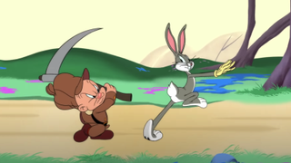 Bugs Bunny in Looney Tunes.