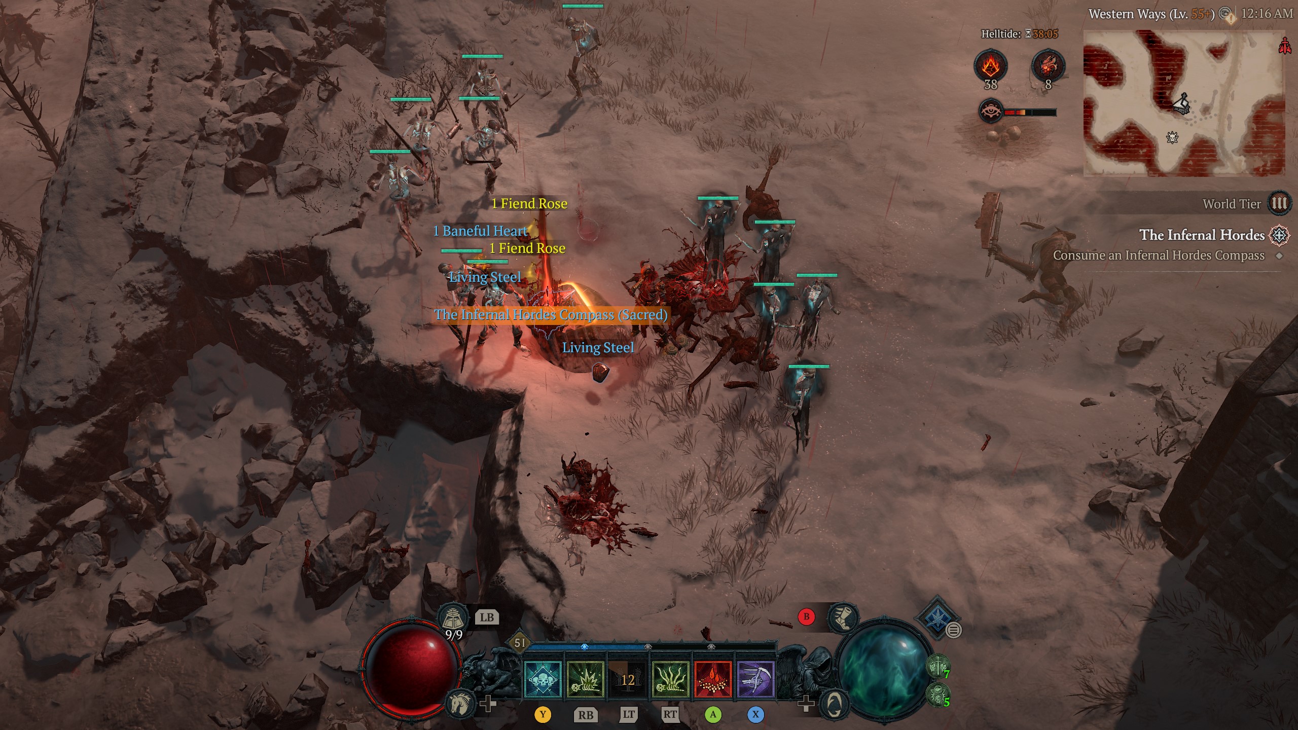 Diablo 4: How to get an Infernal Hordes Compass and unlock the new hellish mode