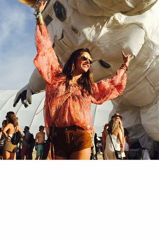 Allessandra Ambrossio At Coachella 2014