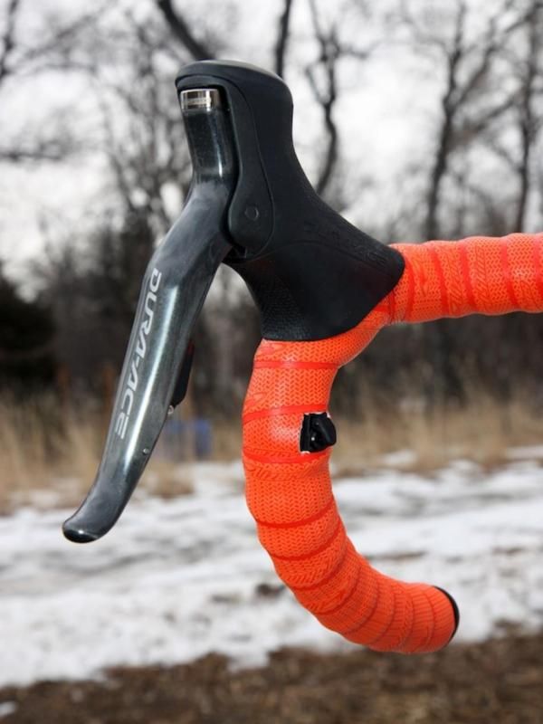 The right shifter drops the chain into higher gears.