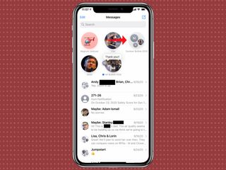 How to set a photo for a message group in the Messages app