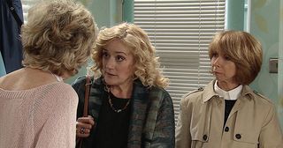 Audrey is convinced Rosemary is the real deal and makes a booking with her, despite Gail also advising her mum against it.