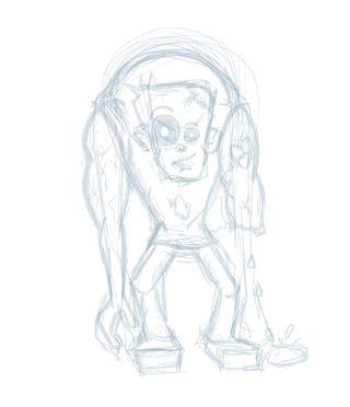 More precise sketch of a zombie