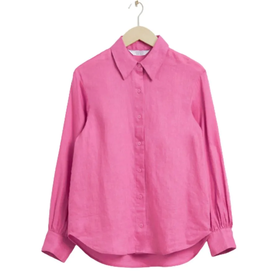 & Other Stories Loose-Fit Linen Shirt