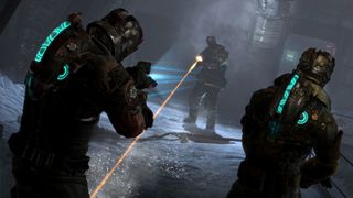 A screenshot from Dead Space 3.