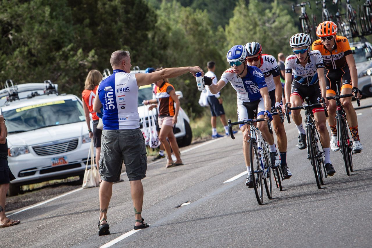 Daniel Jaramillo (UnitedHealthcare) takes a feed